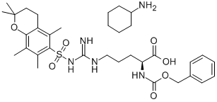 112160-33-5 N-苄氧羰基-N'-(2,2,5,7,8-五甲基苯并二氢吡喃-6-磺酰基)-L-精氨酸环己胺盐