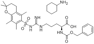 Z-ARG(PMC)-OH CHA Structure