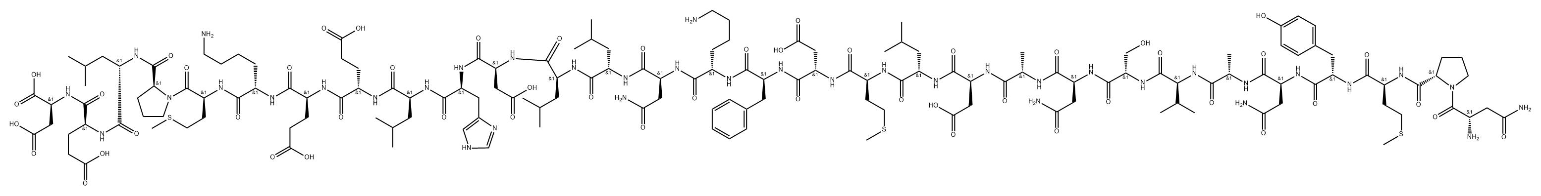 PREPRO-ATRIAL NATRIURETIC FACTOR (26-55) (HUMAN) Structure