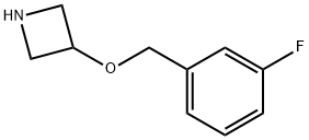 3-[(3-fluorobenzyl)oxy]azetidine(SALTDATA: HCl) Struktur