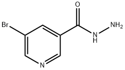 5-溴吡啶-3-甲酰肼, 112193-41-6, 结构式