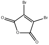 DIBROMOMALEIC ANHYDRIDE Structure