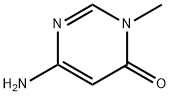 6-氨基-3-甲基嘧啶-4(3H)-酮 结构式