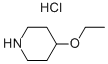 4-乙氧基哌啶盐酸盐,1122-87-8,结构式