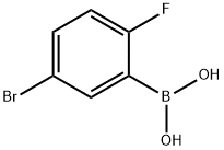 5-BROMO-2-FLUOROBENZENEBORONIC ACID 98 Struktur