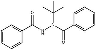 N'-tert-ブチル-N'-ベンゾイルベンズヒドラジド 化学構造式