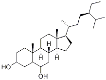スチグマスタン-3,5,6-ジオール 化学構造式