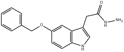 (5-BENZYLOXY-1H-INDOL-3-YL)-ACETIC ACID HYDRAZIDE,112273-39-9,结构式