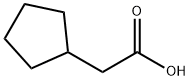 シクロペンチル酢酸 化学構造式