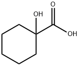 1-ヒドロキシシクロヘキサンカルボン酸 化学構造式