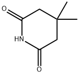 3,3-DIMETHYLGLUTARIMIDE Structure