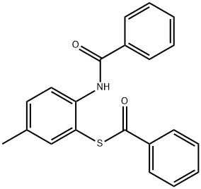 S-(2-BenzoylaMino-5-Methylphenyl)thiobenzoate Structure