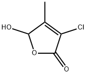 3-chloro-4-methyl-5-hydroxy-2(5H)-furanone Structure