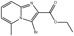 Ethyl 3-bromo-5-methylimidazo[1,2-a]pyridine-2-carboxylate Structure