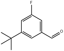 3-(tert-butyl)-5-fluorobenzaldehyde 结构式