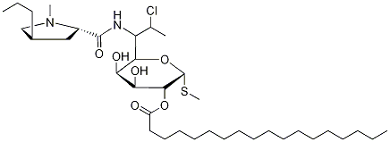 ステアリン酸クリンダマイシン 化学構造式