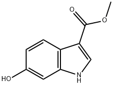 6-羟基 1H-吲哚-3-羧酸甲酯, 112332-97-5, 结构式