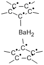 Bis(pentamethylcyclopentadienyl)barium Struktur