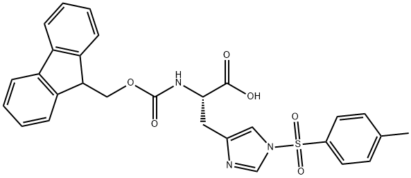 FMOC-HIS(TOS)-OH Structure