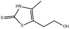 2-MERCAPTO-4-METHYL-5-HYDROXYETHYLTHIAZOLE Structure