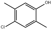 4-クロロ-2,5-ジメチルフェノール 化学構造式
