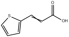 2-チオフェンプロペン酸 化学構造式