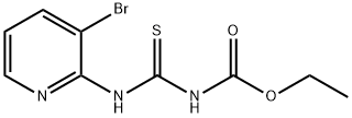ethyl {[(3-broMopyridin-2-yl)aMino]carbonothioyl}carbaMate 化学構造式