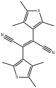 tarns-1,2-ジシアノ-1,2-ビス(2,4,5-トリメチル-3-チエニル)エテン 化学構造式