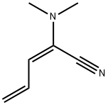 2,4-Pentadienenitrile,2-(dimethylamino)-,(E)-(9CI) Struktur