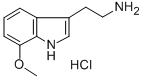7-甲氧色胺盐酸盐, 112496-59-0, 结构式