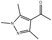 1-(1,3,5-トリメチル-1H-ピラゾール-4-イル)エタノン 化学構造式
