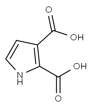 1H-Pyrrole-2,3-dicarboxylic acid Struktur