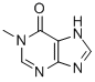 1-甲基-1H-嘌呤-6(9H)-酮 结构式