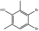 3,4-Dibromo-2,6-dimethylphenol Struktur