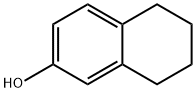 5,6,7,8-テトラヒドロ-2-ナフトール 化学構造式