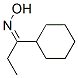 1-Cyclohexyl-1-propanone oxime Structure