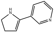 3-（4,5-二氢-1H-吡咯-2-基）吡啶, 1125-96-8, 结构式