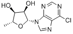 6-CHLORO-9-(5-DEOXY-D-RIBOFURANOSYL)PURINE Structure