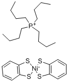 TETRA-N-BUTYLPHOSPHONIUM BIS(BENZENE-1,2-DITHIOLATO)NICKEL (III) COMPLEX, 112527-20-5, 结构式