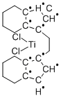 [RAC-乙烯二(4,5,6,7-四氢-1-茚基)]二氯化钛, 112531-75-6, 结构式