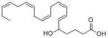 (+/-)5-HEPE 化学構造式