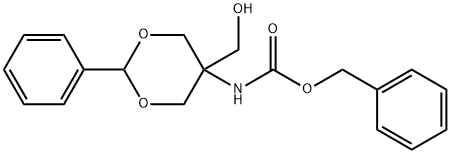 N-[5-(HydroxyMethyl)-2-phenyl-1,3-dioxan-5-yl]-carbaMic Acid Benzyl Ester,1125824-87-4,结构式