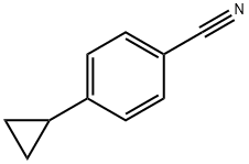 4-CYCLOPROPYLBENZONITRILE 化学構造式