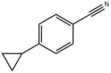 4-CYCLOPROPYLBENZONITRILE Structure