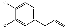 4-烯丙基邻苯二酚, 1126-61-0, 结构式
