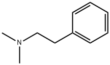 N,N-ジメチル-2-フェニルエタンアミン 化学構造式