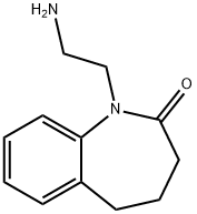 2H-1-BENZAZEPIN-2-ONE, 1-(2-AMINOETHYL)-1,3,4,5-TETRAHYDRO- Structure