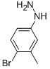 (4-溴-3-甲基-苯基)-肼, 112626-91-2, 结构式