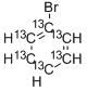 ブロモベンゼン (13C6, 99%) 化学構造式