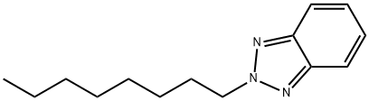 2-n-オクチルベンゾトリアゾール 化学構造式